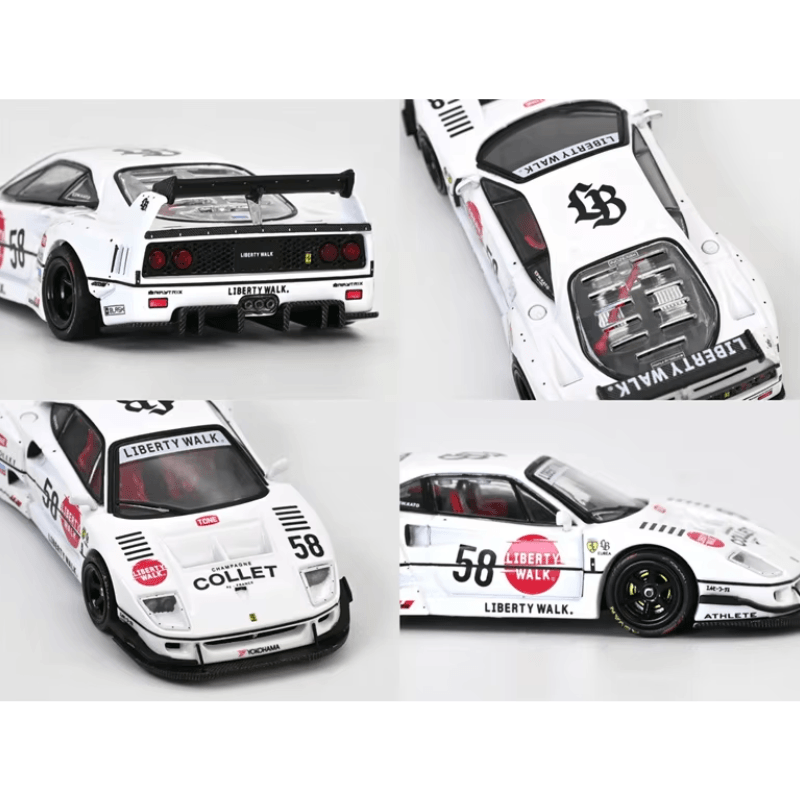 1/64 Scale Ferrari F40 LBWK Die-Cast Model Car
