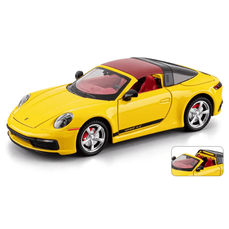 1/32 Scale Porsche 911 Targa Convertible Die-cast Model Car