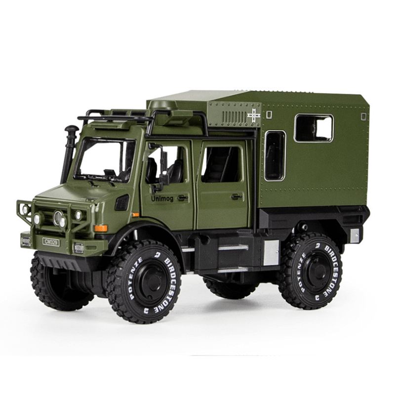 1/28 Scale Unimog Alloy Touring Car Model