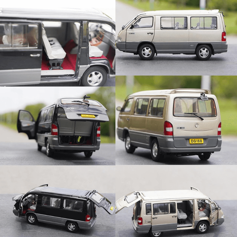 1/24 Scale Mercedes-benz Mb100 Die-cast Model Car