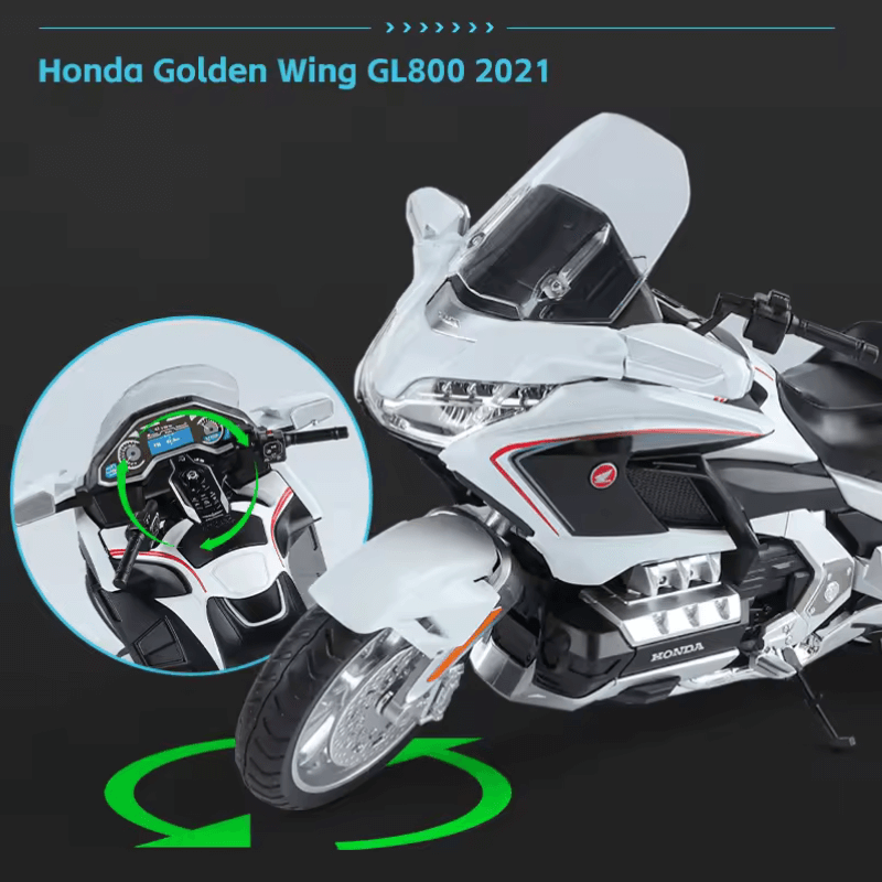 1/11 Scale Honda GOLD WING GL800 2021 Die-cast Model
