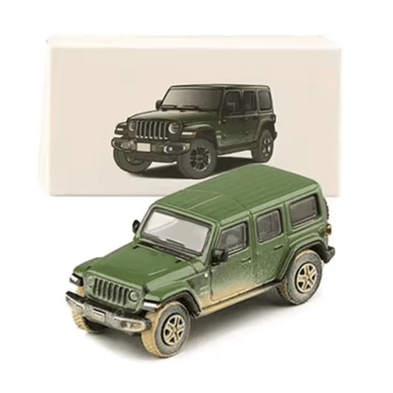 1/64 Scale Jeep Wrangler Rubicon Die-cast Model Car