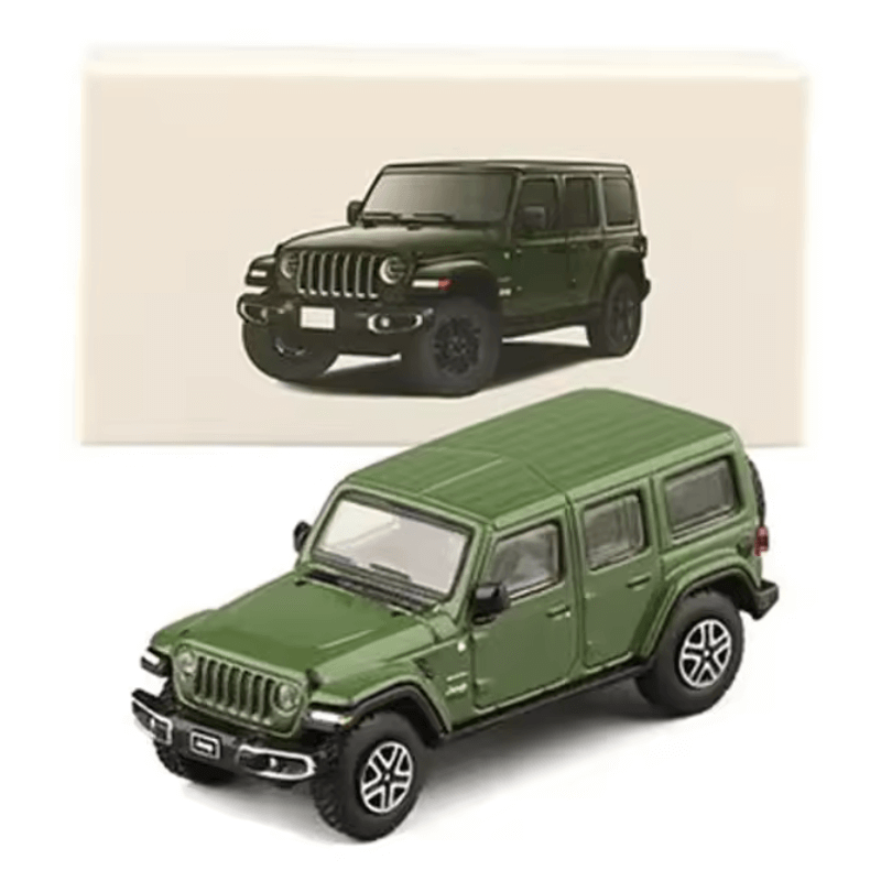 1/64 Scale Jeep Wrangler Rubicon Die-cast Model Car