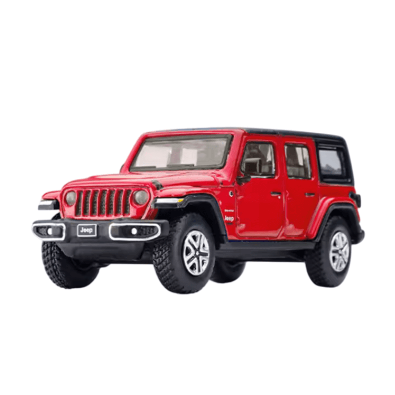 1/64 Scale Jeep Wrangler Rubicon Die-cast Model Car