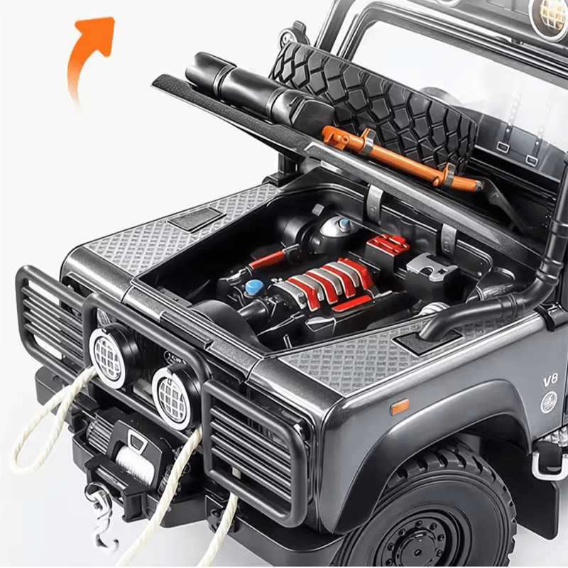 1/24 Sclae Land Range Rover Defender 110 Tomb LE Pickup Die-cast Model Car