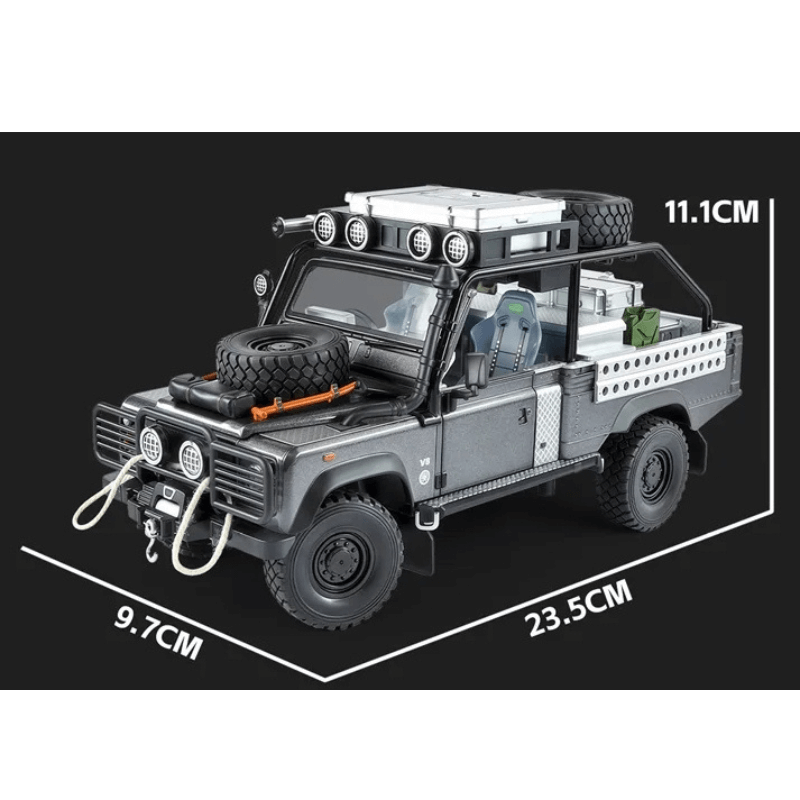 1/24 Sclae Land Range Rover Defender 110 Tomb LE Pickup Die-cast Model Car