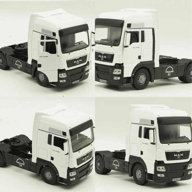 1:43 Scale MAN TGX Trailer Truck Die-cast Model Car
