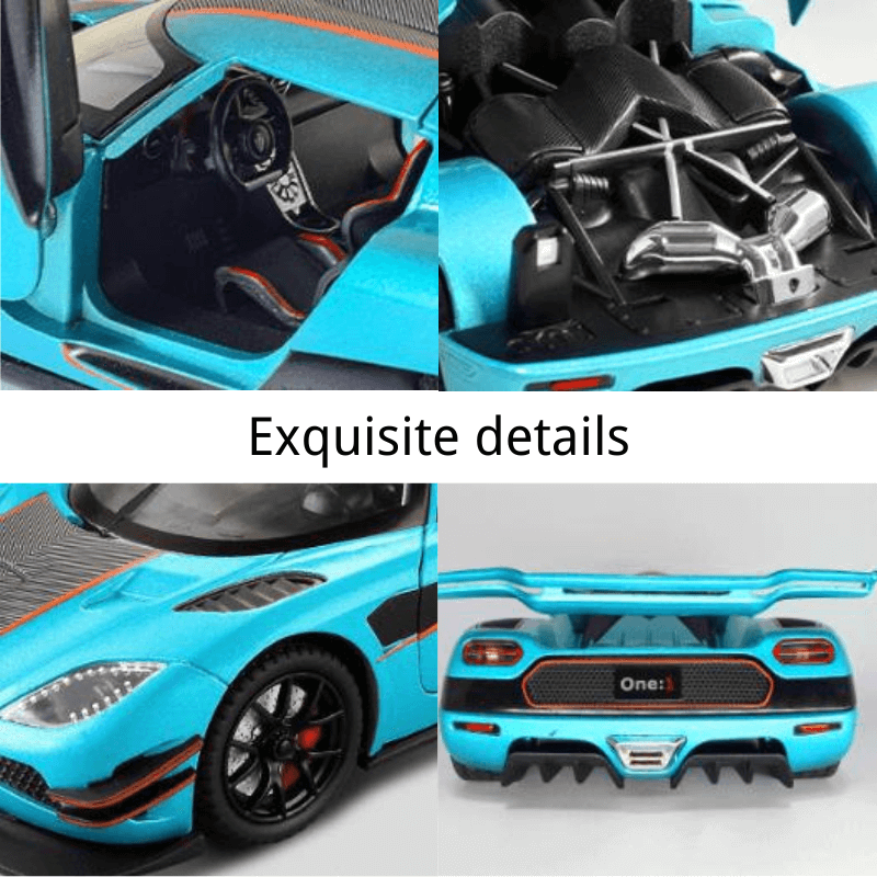 1/24 Scale Koenigsegg One Die-cast Model Car