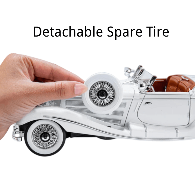 1/18 Scale Large Size Mercedes Benz 500K Die-cast Model Car