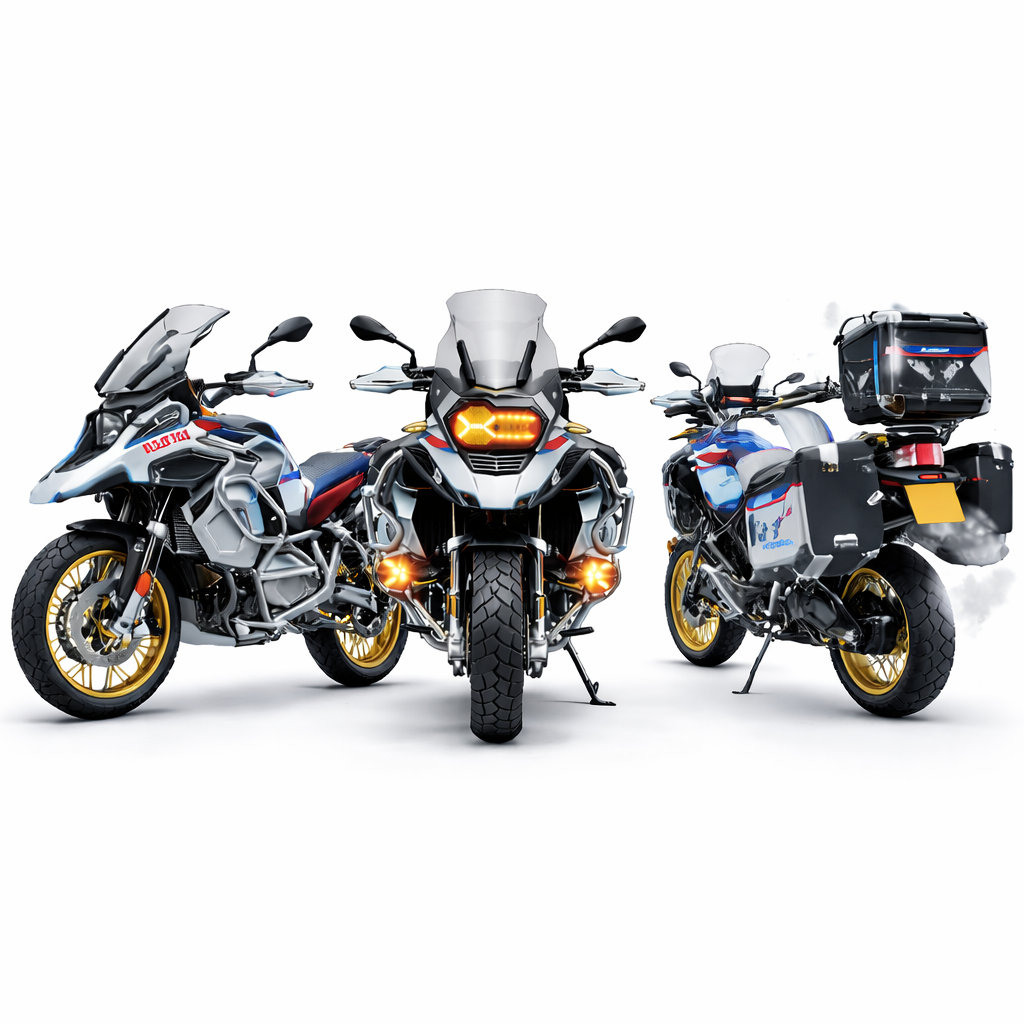 1/7 Large Size BMW R 1250 GS Die-cast Model – nicehomie