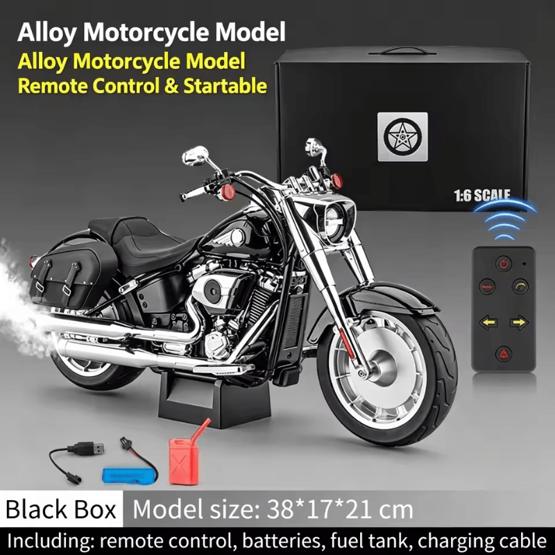 1/6 Scale Harley Davidson Fat Boy Die-cast Model