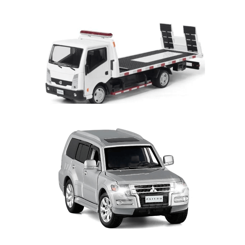 1/32 Scale PAJERO + 1/32 Scale Nissan TRAILER