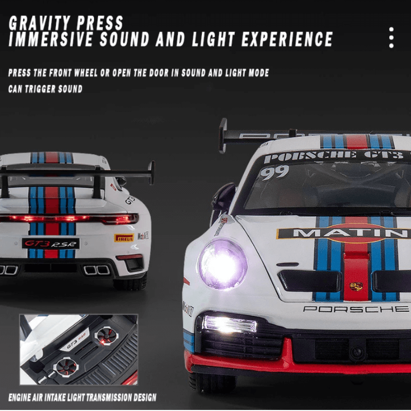 1/24 Porsche 911 GT 3 Model Alloy Car