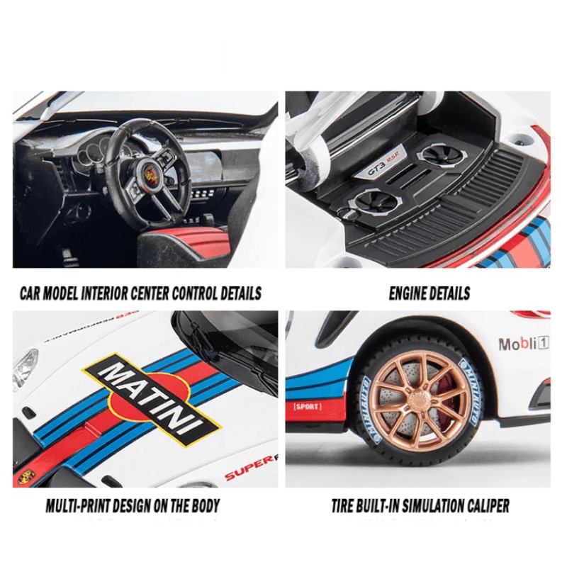 1/24 Porsche 911 GT 3 Model Alloy Car