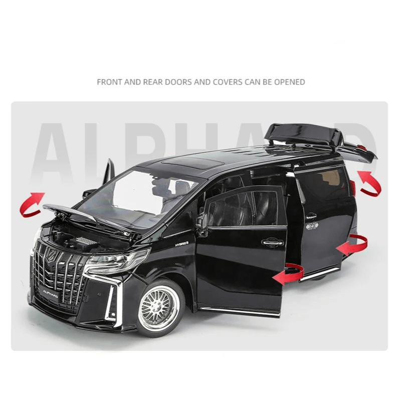 1/18 Scale Toyota Alphard Die-cast Model Car