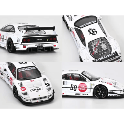 1/64 Scale Ferrari F40 LBWK Die-Cast Model Car