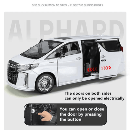 1/18 Scale Toyota Alphard Die-cast Model Car
