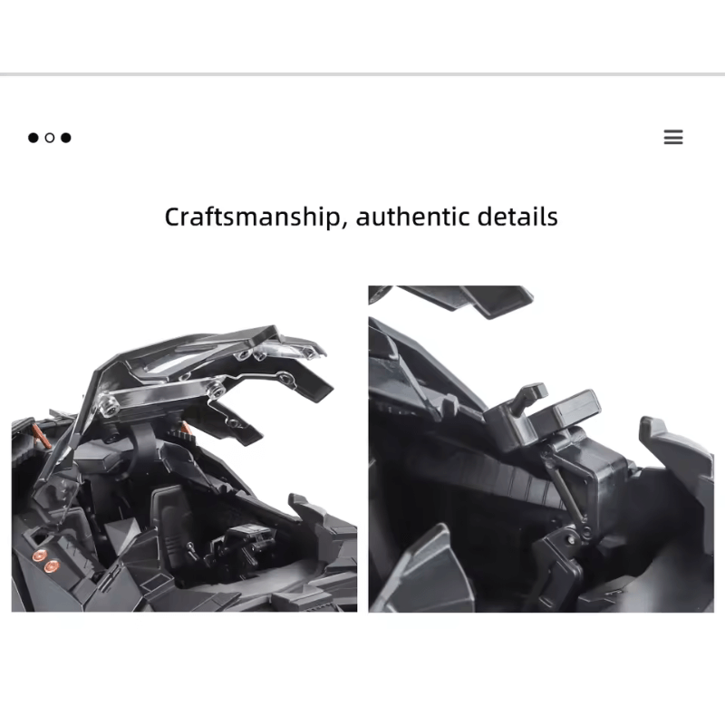 1:18 Scale Batman Batmobile Tumbler Die-cast Model