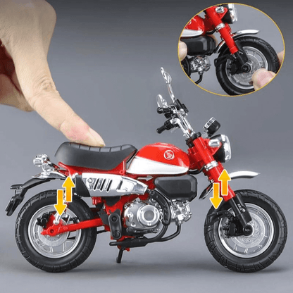 1:12 Honda Monkey 125 modèle de moto de sport en alliage 1:12 Honda Monkey 125 modèle de moto de sport en alliage