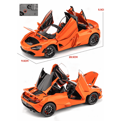 1/24 Scale Mclaren 720s Die-cast Model Car