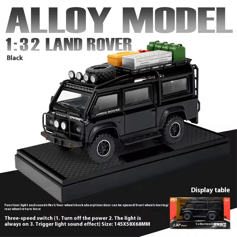 1/32 Scale Land Rover Defender Van  Die-cast Model Car