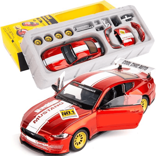 1/42 Scale Ford Mustang Die-cast Model Car