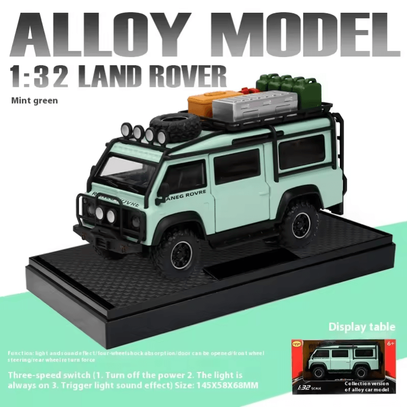 1/32 Scale Land Rover Defender Van  Die-cast Model Car