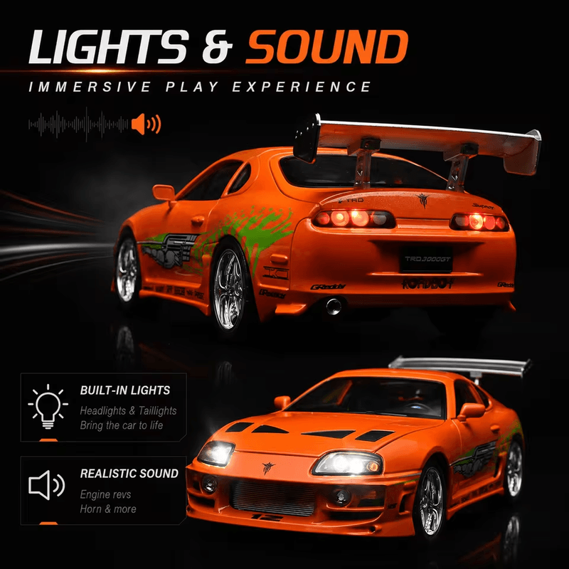 1/24 Scale Toyota Supra A80 Die-cast Model Car