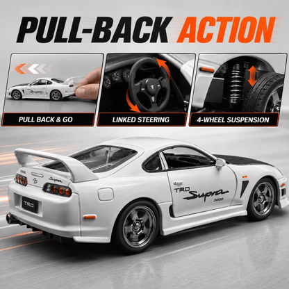 1/24 Scale Toyota Supra A80 Die-cast Model Car