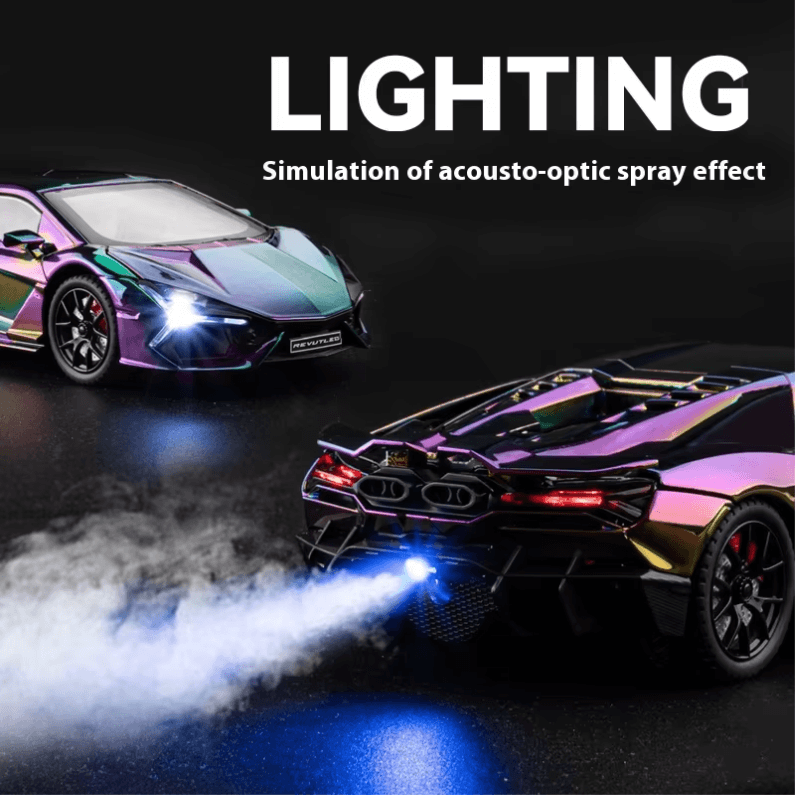 1/24 Scale Lamborghini Revuelto Spray Die-cast Model Car