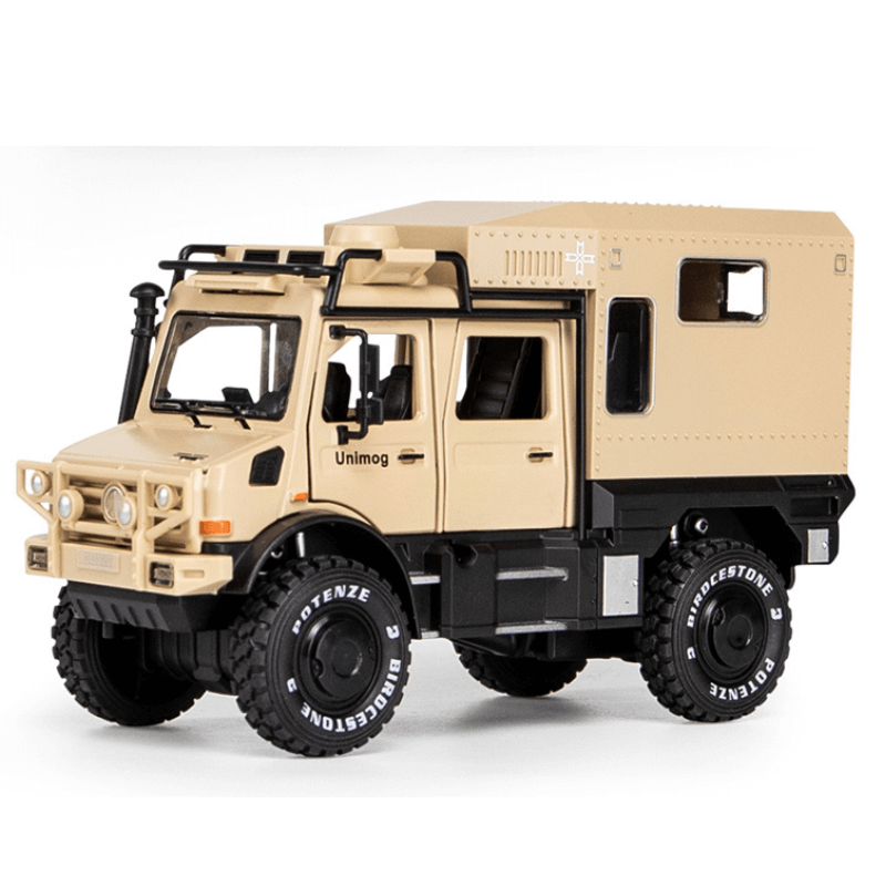 1/28 Scale Unimog Alloy Touring Car Model