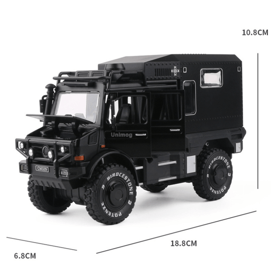 1/28 Scale Unimog Alloy Touring Car Model