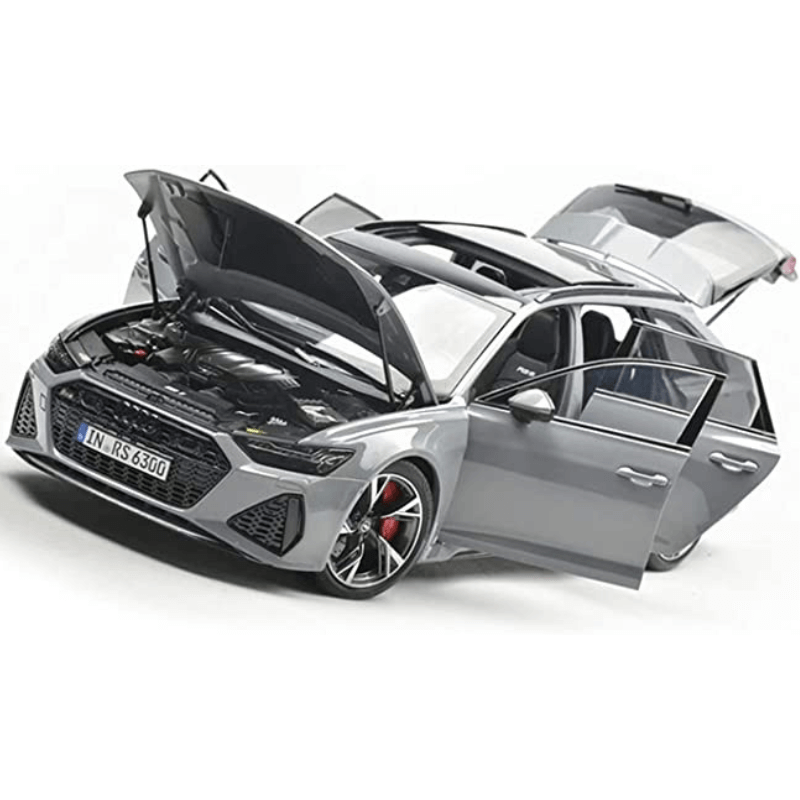 1 18 Scale Alloy Full Open Audi RS6 C8 Die cast Model Car