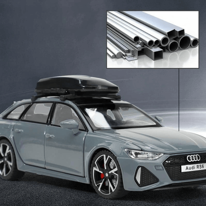1/32 Scale Audi RS6 With RV Diecast Model Car