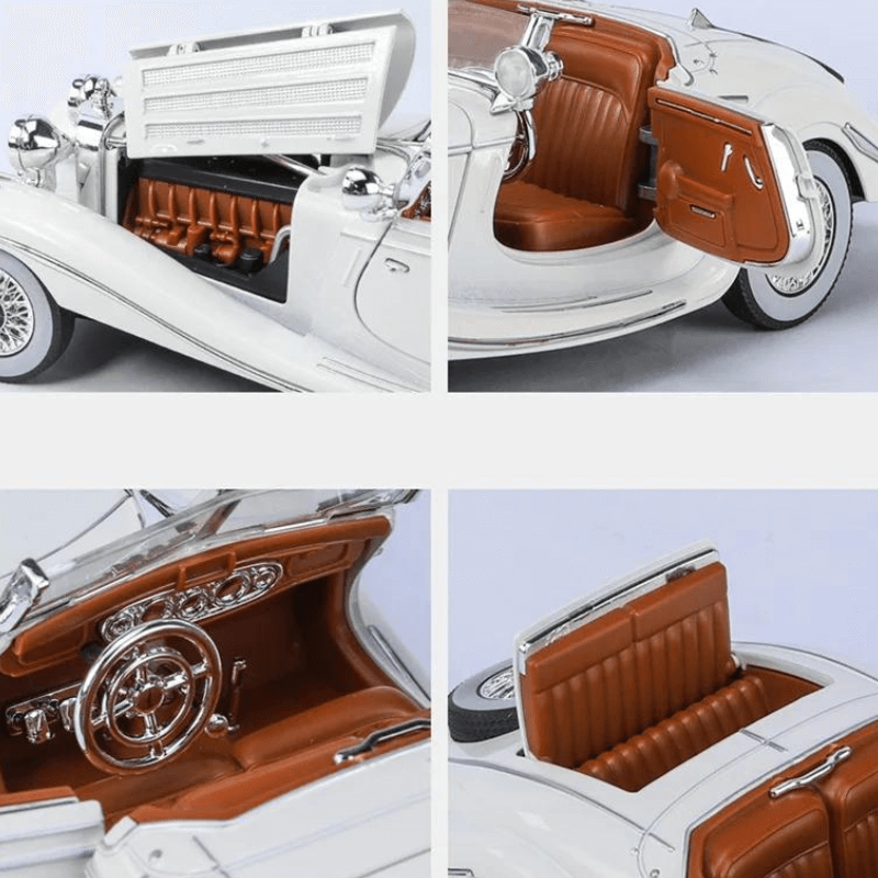 1/24 Scale Mercedes-Benz 500K Classic Car Alloy Model Car