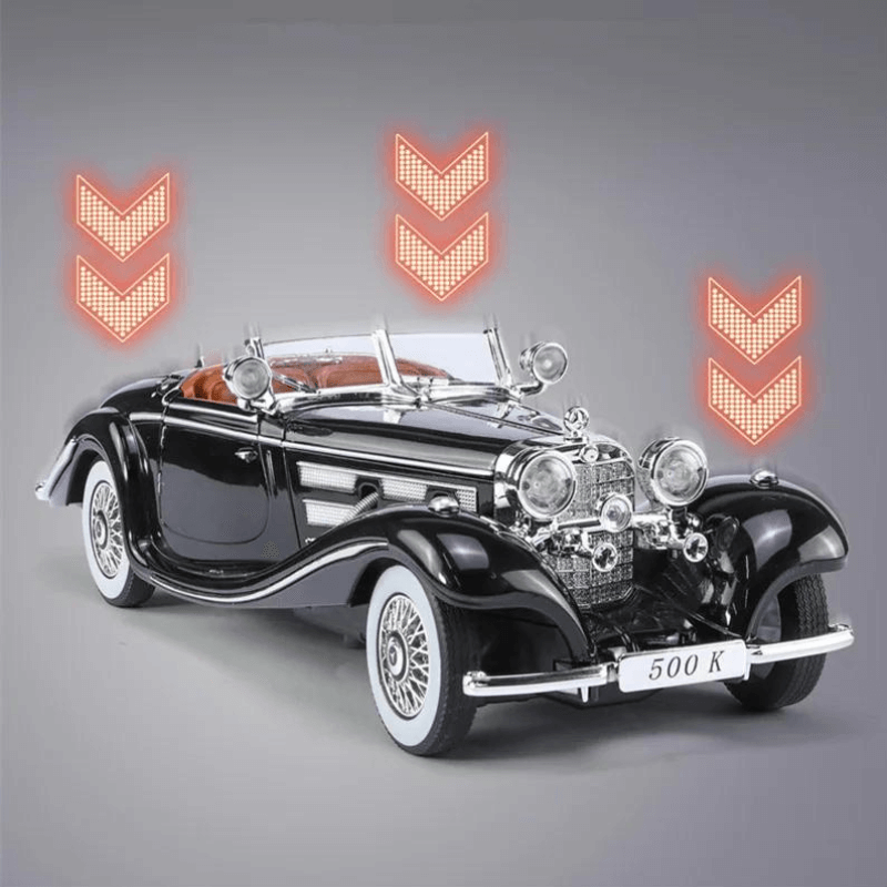 1/24 Scale Mercedes-Benz 500K Classic Car Alloy Model Car