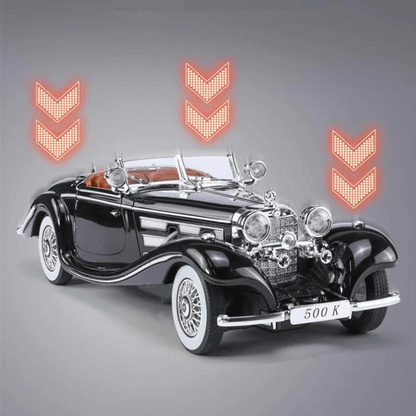 1/24 Scale Mercedes-Benz 500K Classic Car Alloy Model Car