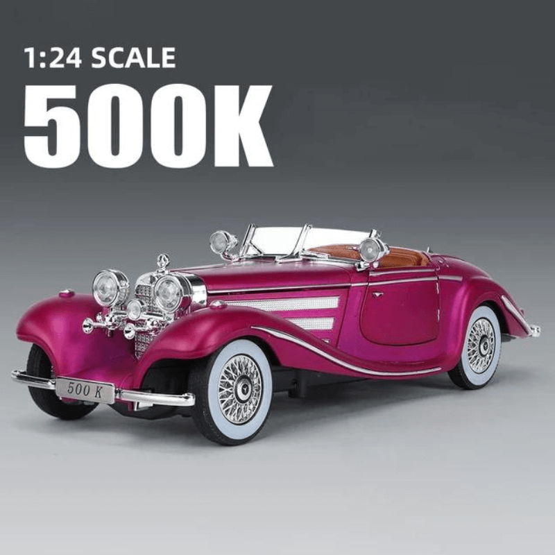 1/24 Scale Mercedes-Benz 500K Classic Car Alloy Model Car