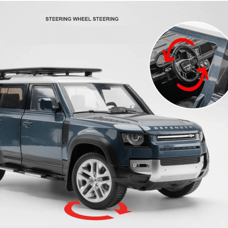 1/18 Scale Large Size Land Rover Defender 110 Die-cast Model Car