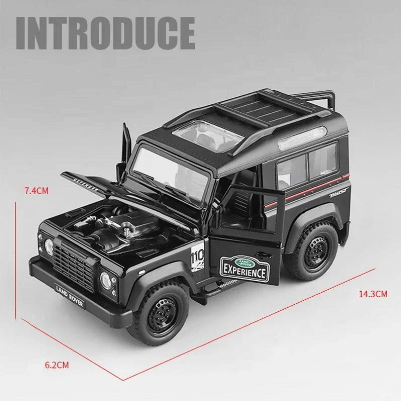 1/32 Scale Land Rover Defender 90 Die-cast Model Car