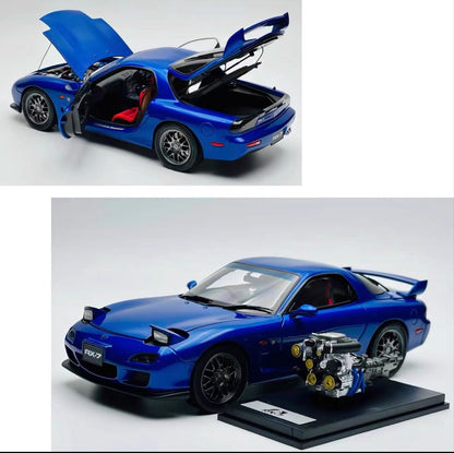 1/18 Scale Mazda RX-7 Die-cast Model Car