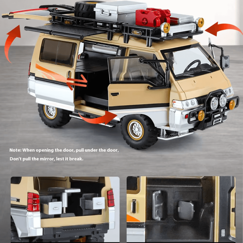 1/24 Scale Mitsubishi Delica Die-cast Model Car