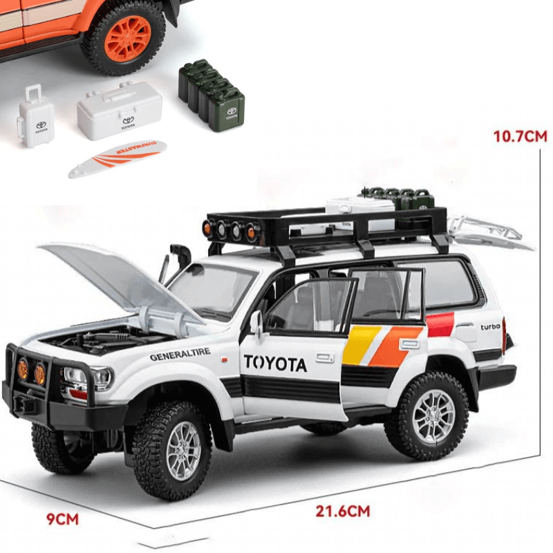 1/24 Scale Toyota Land Cruiser 80 Die-cast Model Car