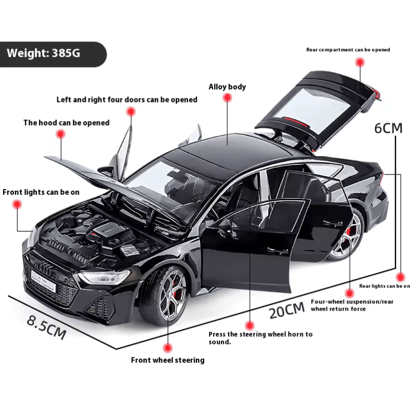 1/24 Scale Audi RS7 Sportback Die-cast Model car