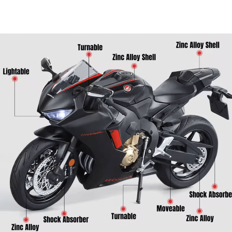 1/9 Scale Large Size Honda CBR1000 RR Die-cast Model