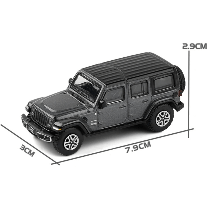 1/64 Scale Jeep Wrangler Rubicon Die-cast Model Car