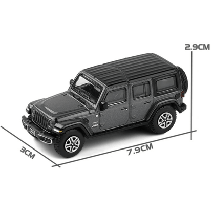 1/64 Scale Jeep Wrangler Rubicon Die-cast Model Car
