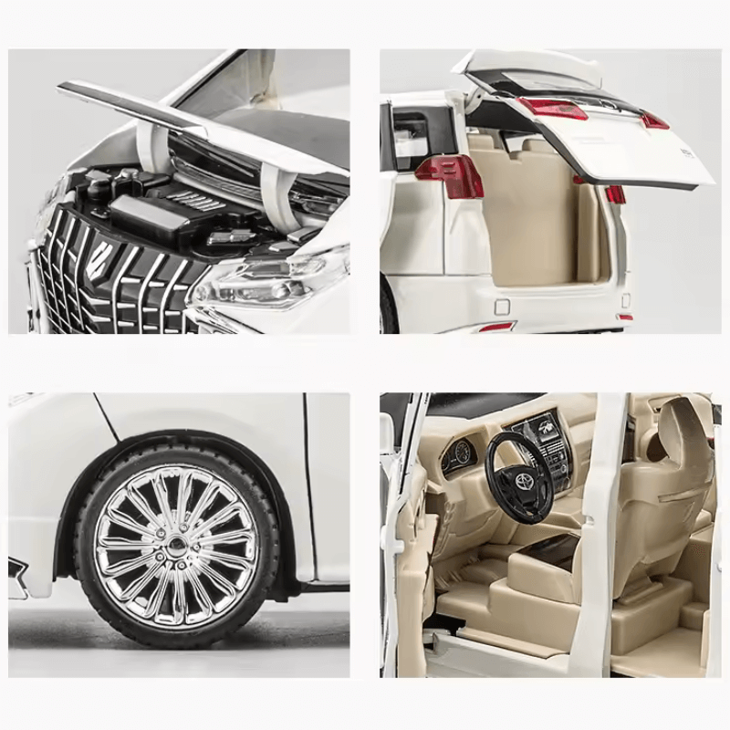 1/24 Scale Toyota Alphard Die-cast Model Car