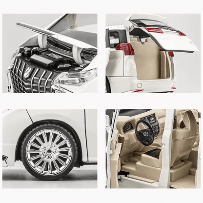 1/24 Scale Toyota Alphard Die-cast Model Car