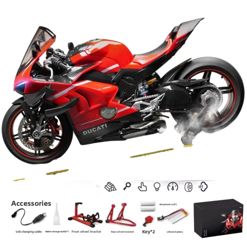 1/7 Large Size Ducati V4 Die-cast Model